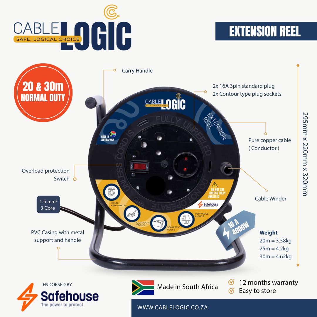 Normal Extension Cable Cable Logic Reels - Cable Logic